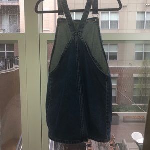 Denim Overall Dress (TOPSHOP)